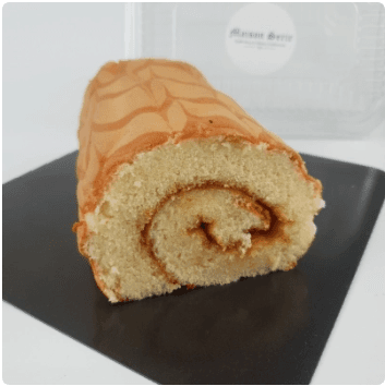 Roulé à la confiture d'abricots