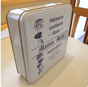 Boîte métallique 22 pièces  Blanc