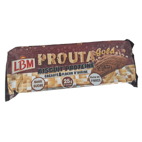 Lbm Prouta Biscuit Whey Protéine Cacao Et Flocon D'avoine