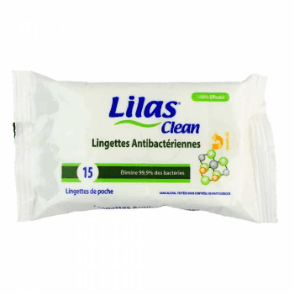 Lingettes Antibactériennes Lilas