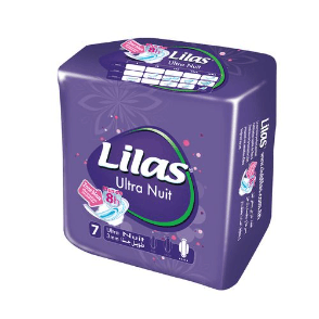 SERVIETTE HYGIENIQUE 7PCS LILAS ULTRA NUIT