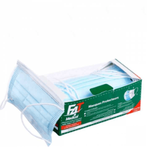 F4T Masque médical de protection jetable Les 25 pièces