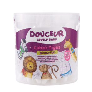 Coton-tiges Lovely Baby - La Boite De 90 Pièces - Douceur (91)