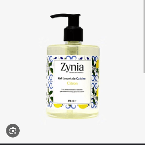 Savon Liquide Citron Zynia 370ml