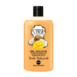 GEL DOUCHE 500ML CFRESH MANGUE COCO ET AMANDE
