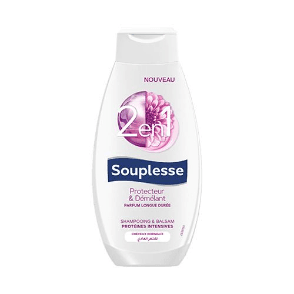SHAMPOOING 350ML SOUPLESSE 2EN1 PROTEINES