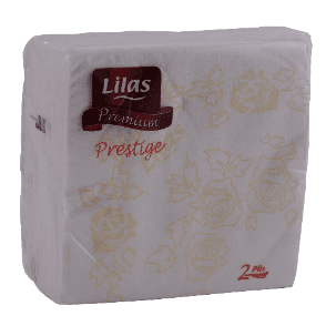 Serviette De Table Prestige30x30cm Argent-dore45p