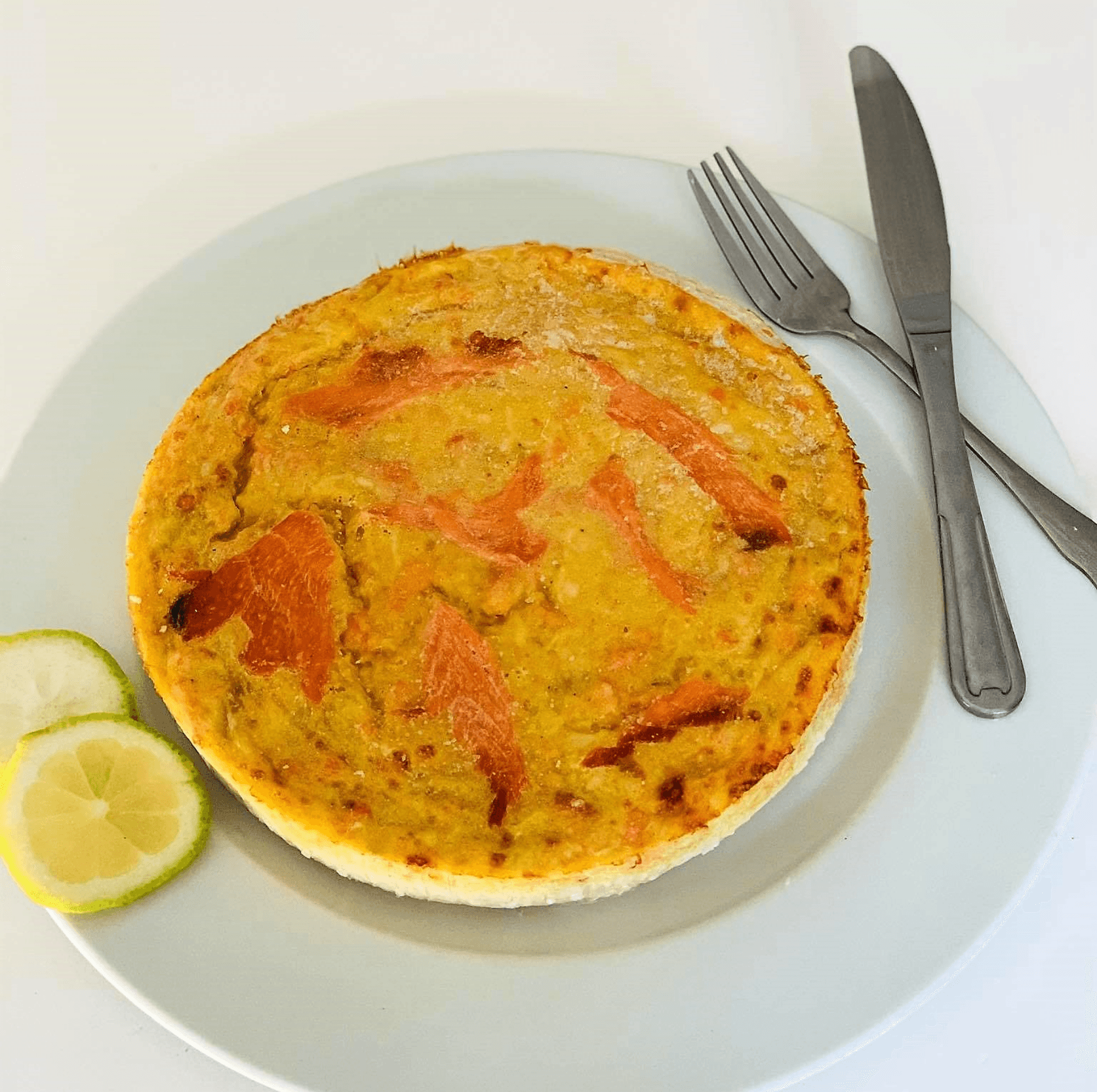 Quiche au saumon fumé 20 cm