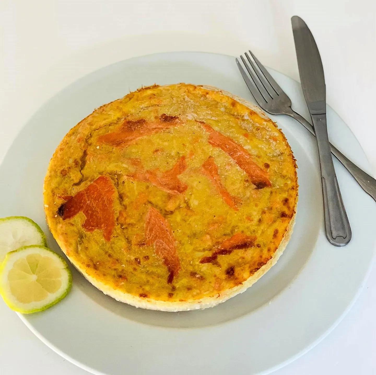 Quiche au saumon fumé 20 cm