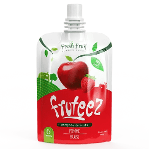 Compote Pomme Fraise Fruteez 90ml