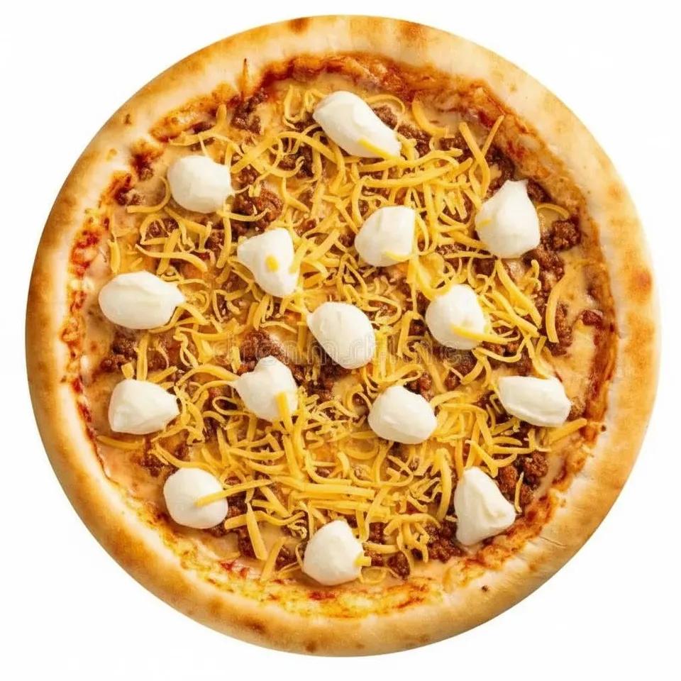 Pizza Viande Hachée 3 Fromages
