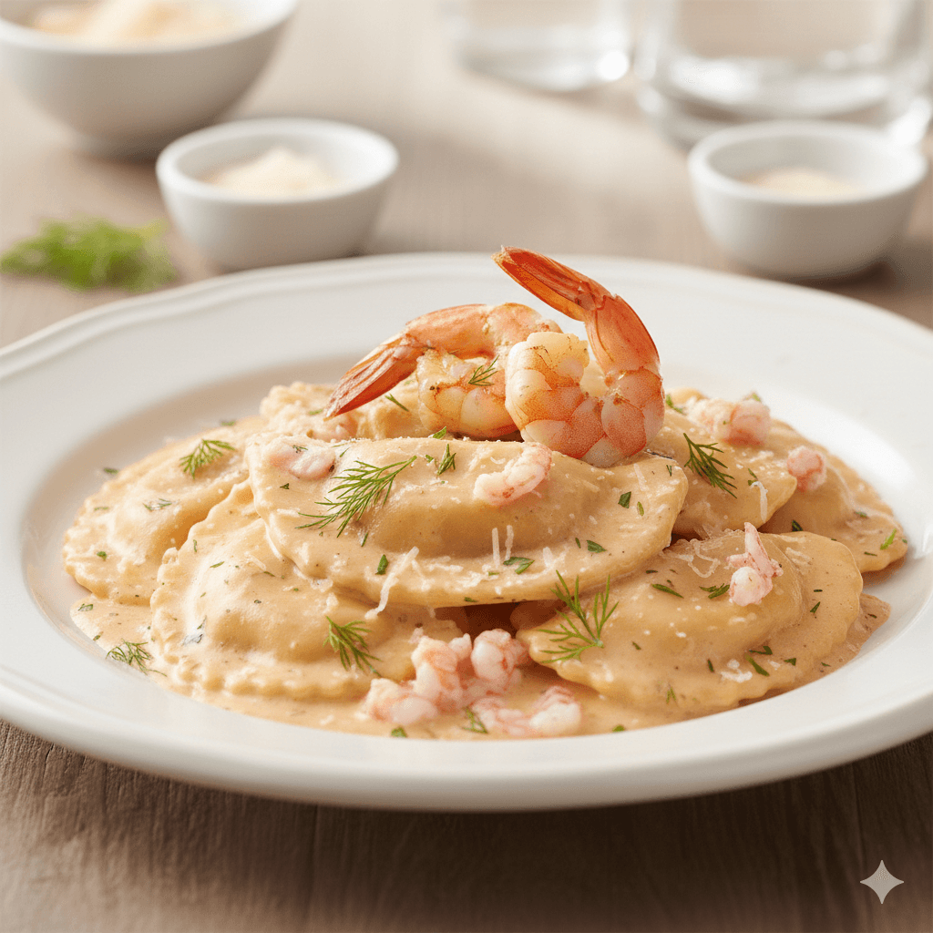 Ravioli aux Crevettes