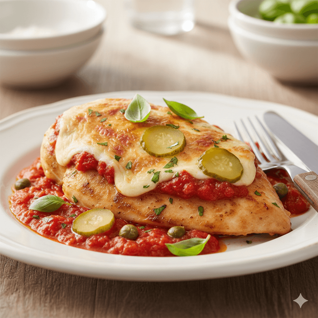 Suprême de Poulet à la Pizzaiola