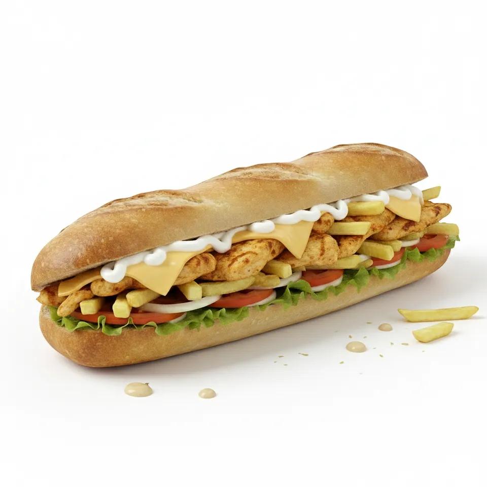 Sandwich Escalope Marinée