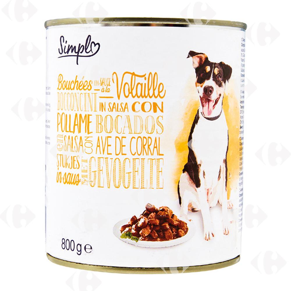 Boulettes pour Chiens à la Volaille Carrefour 800g