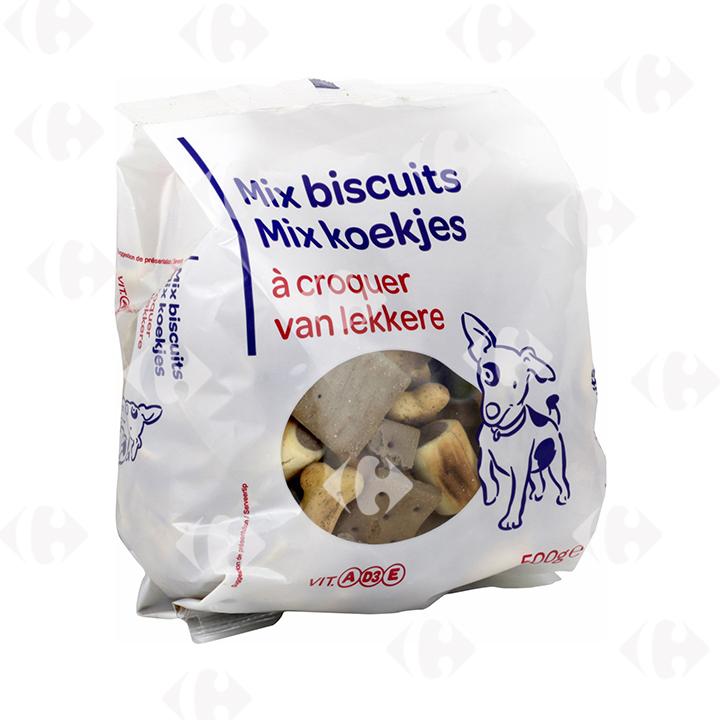 Biscuits pour Chiens Carrefour Blanc 500g