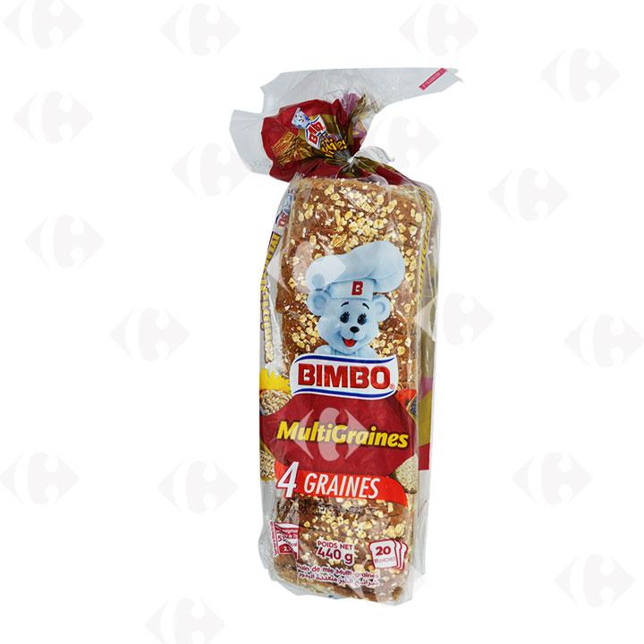 Pain de Mie Multigrain Bimbo 20 tranches 440g