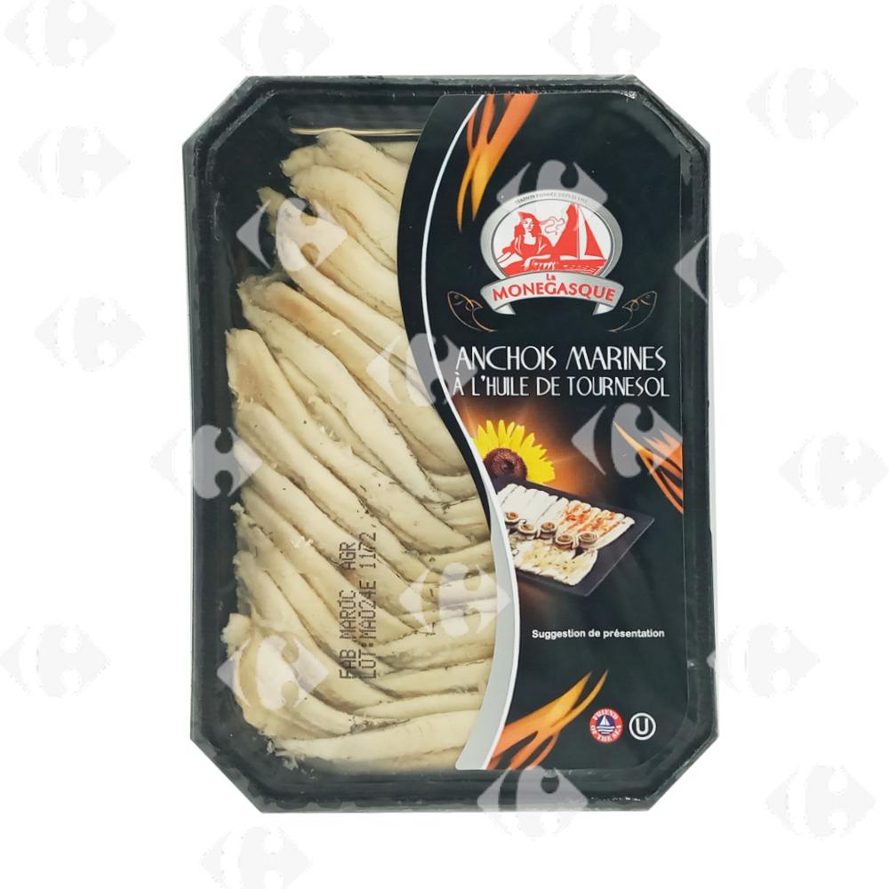 Anchois Nature La Monegasque 200g