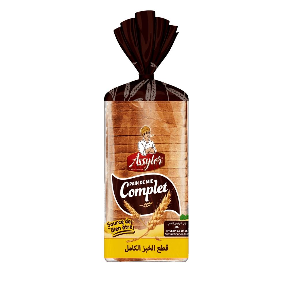 Pain de Mie Complet Assylor 420g 19 pièces
