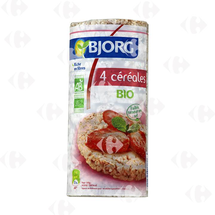 Galettes 4 Céréales Bio Bjorg 130g