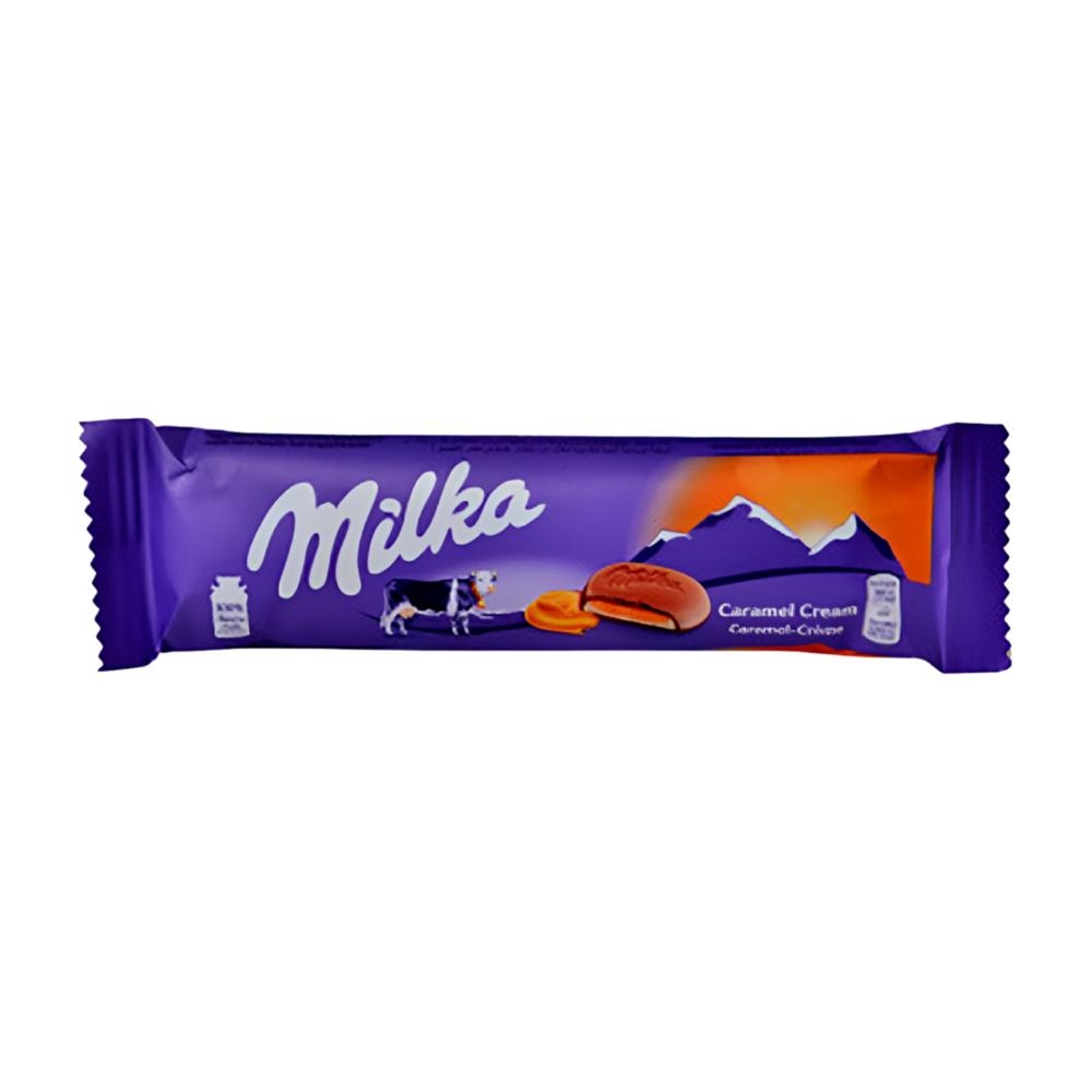 Mini Barres Chocolatées Caramel Milka 22g.