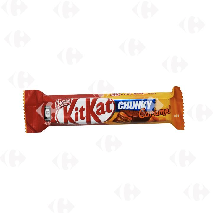 Barre Chocolatée au Caramel Chunky Kit Kat 52,5g.
