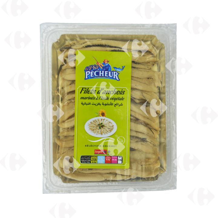 Anchois à l'Huile Le P'tit Pêcheur 180g