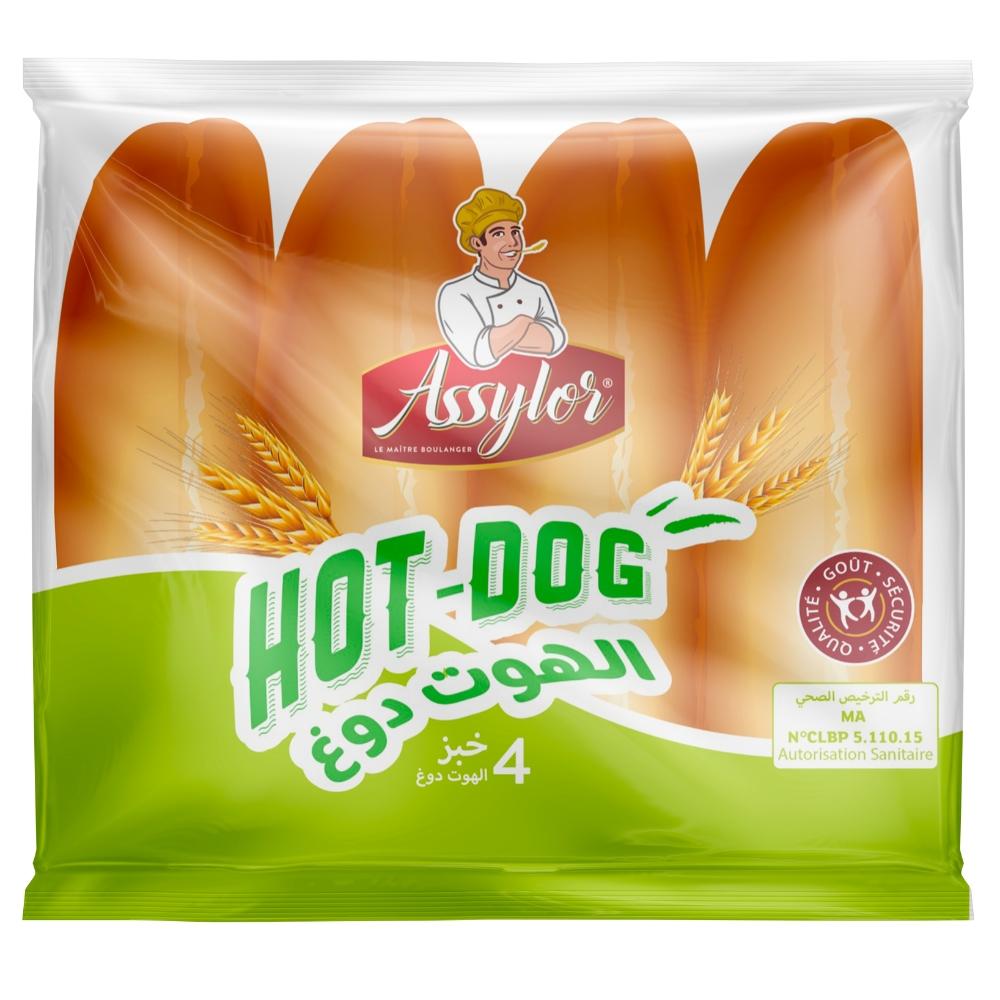 Pain Saucisse Assylor 4 pièces  250g