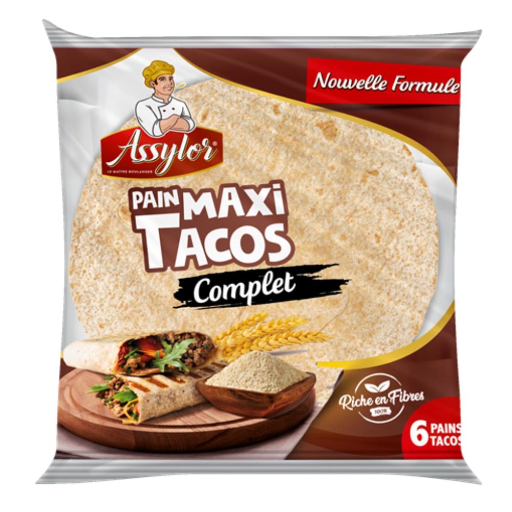 Pain tacos Maxi Complet Assylor 6 pièces 510g
