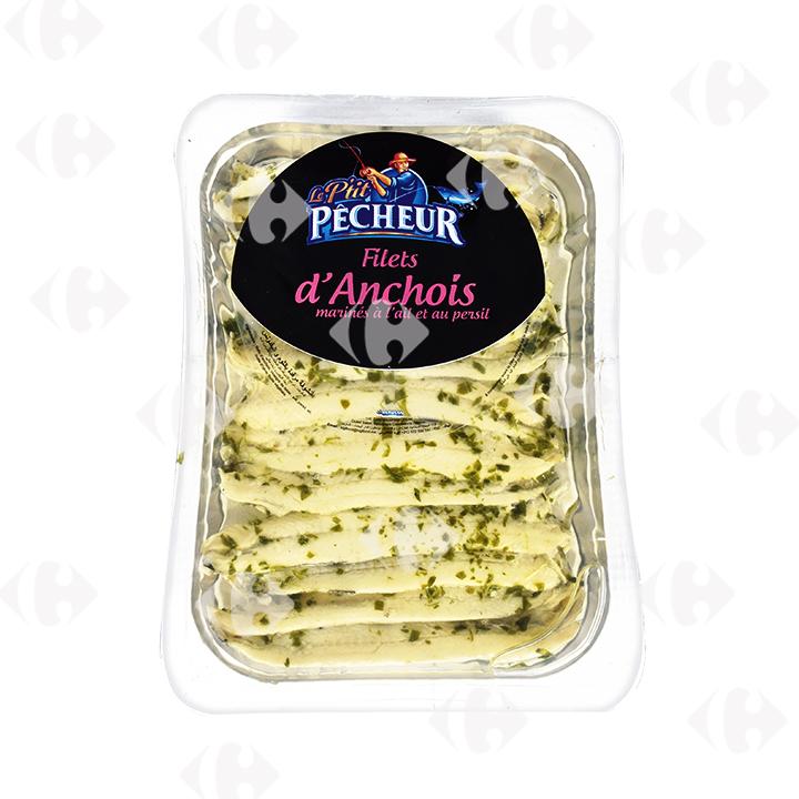 Anchois à l'Ail et Persil Le P'tit Pêcheur 180g