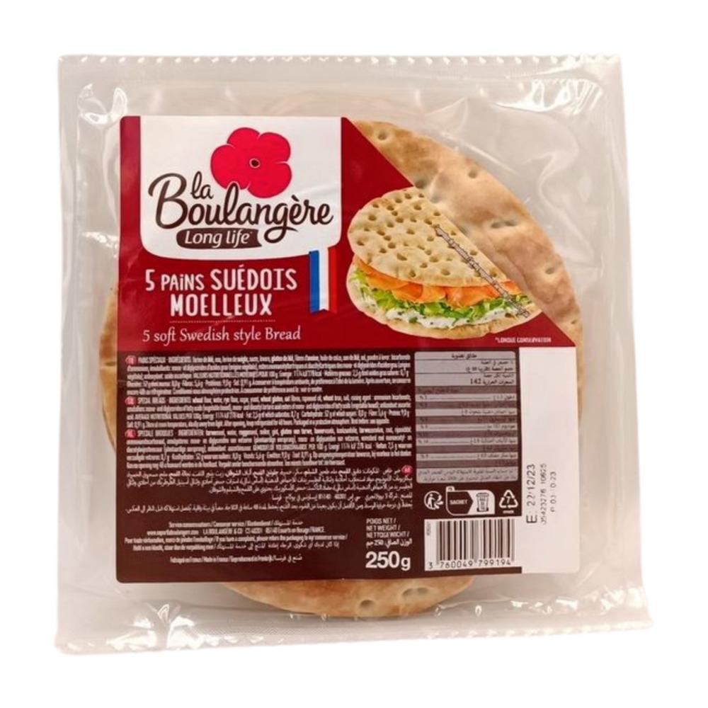 Pains Suédois La Boulangère 250g 5 unités.