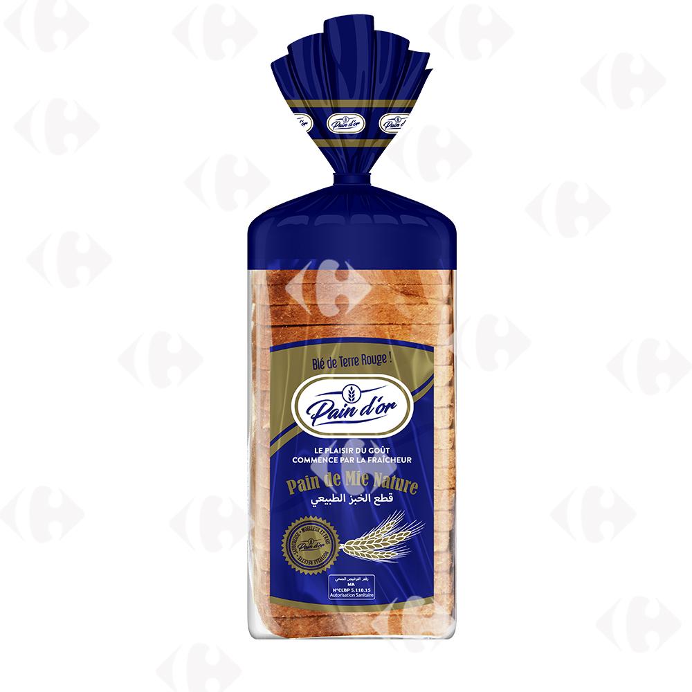 Pain de Mie Nature Pain d'Or 3 tranches 450g