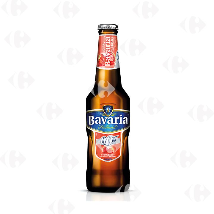 Apéritif Sans Alcool Fraise Bavaria 33cl.