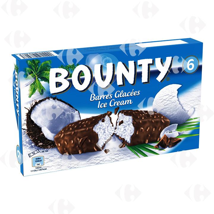 Barres Glacées Bounty 6 pièces 300ml