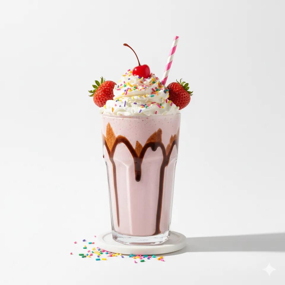 Milkshake Banane - fraise