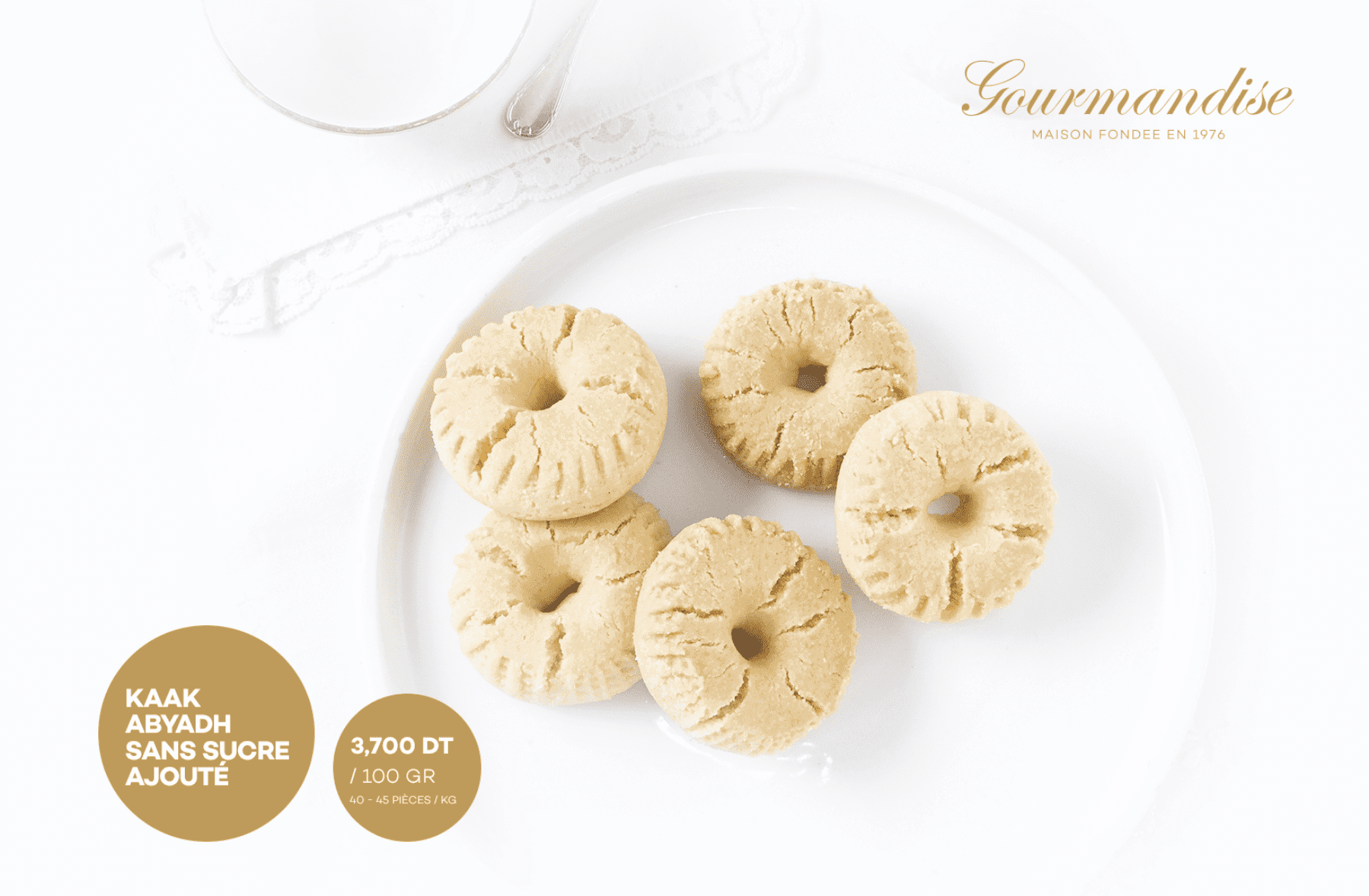 Kaak Abyadh Sans Sucre Ajouté