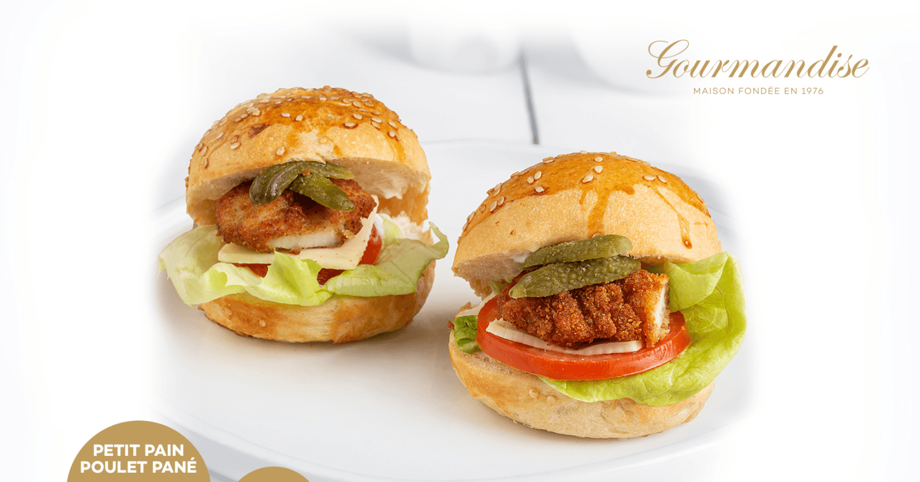 Petit pain poulet pané