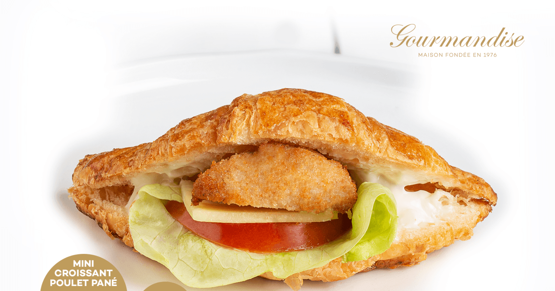 Mini Croissant poulet pané