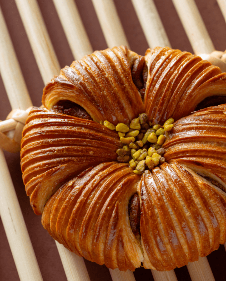 Fleur praliné pistache