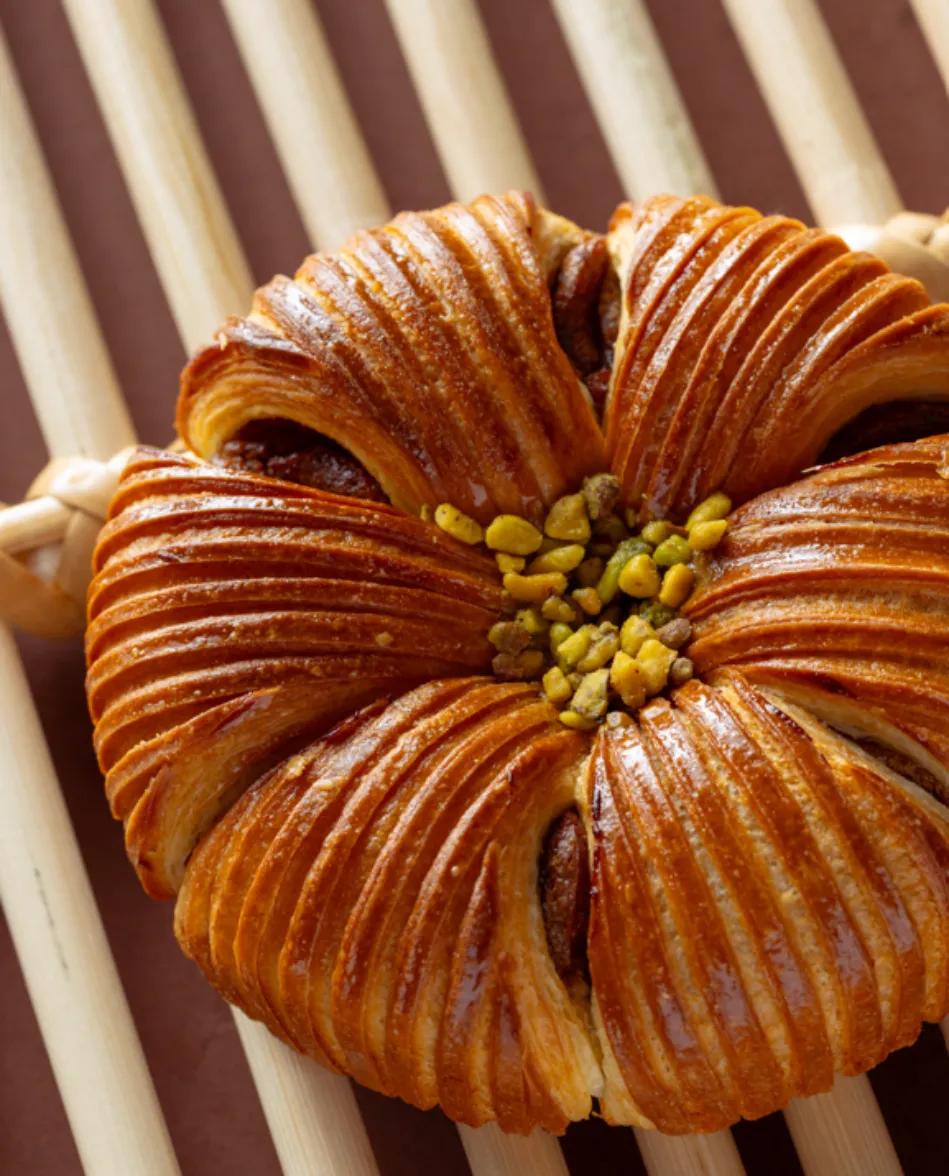 Fleur praliné pistache