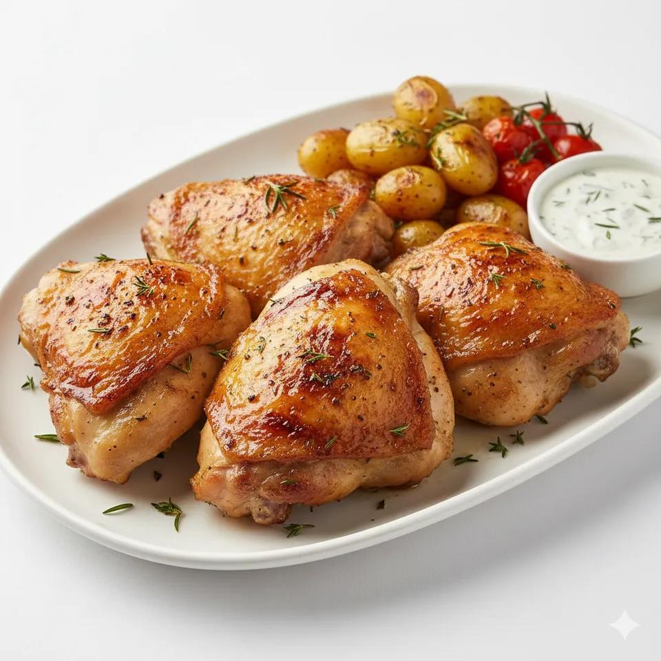 Plat Cuisses Rôti