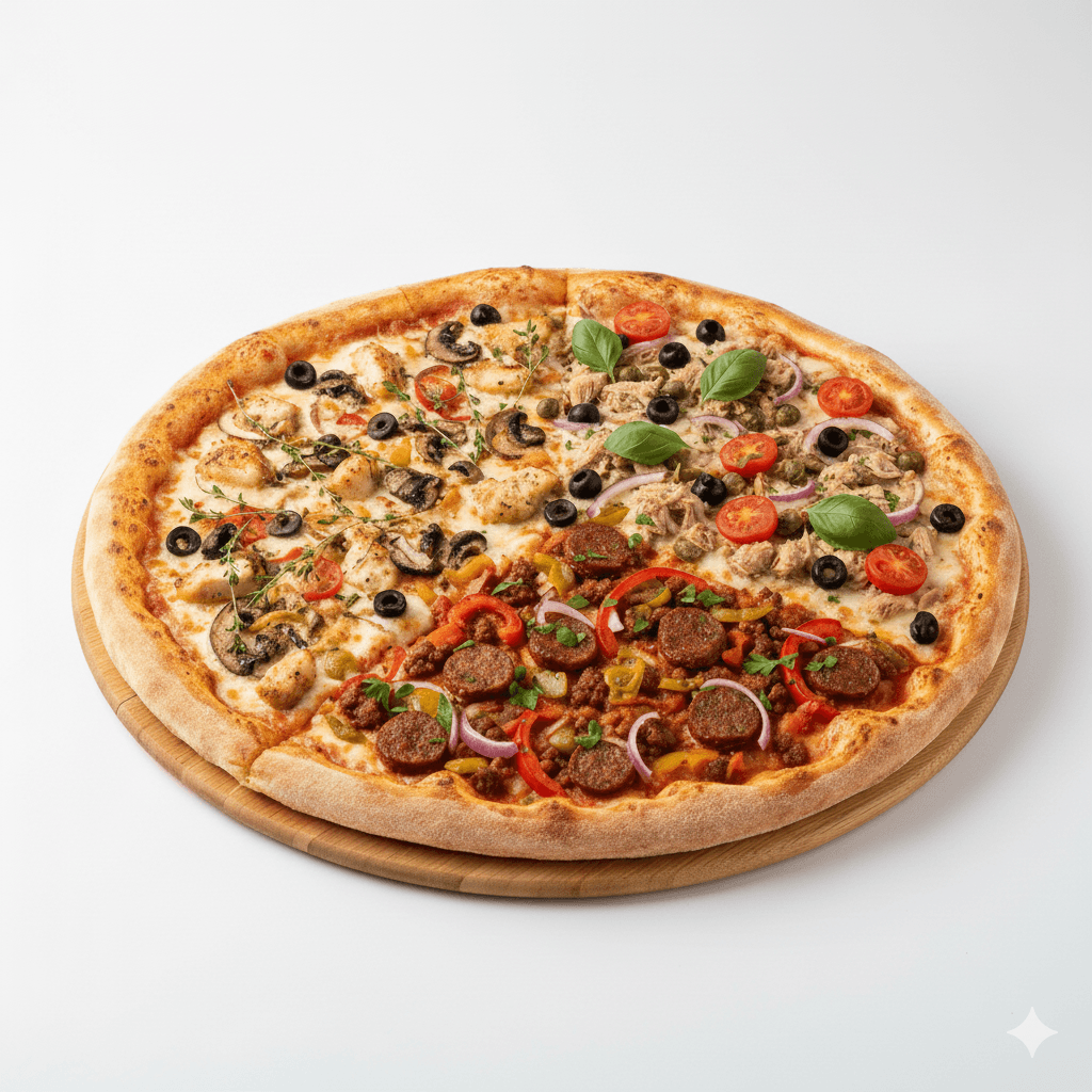 Pizza Sauce Fromage 3 Saisons