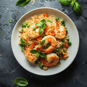 Crevettes sautées a l'ail