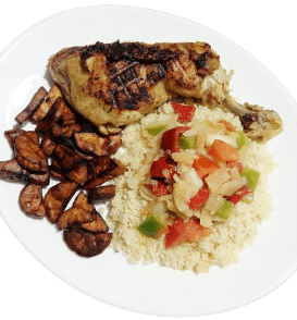 Attiéké Alloco Poulet