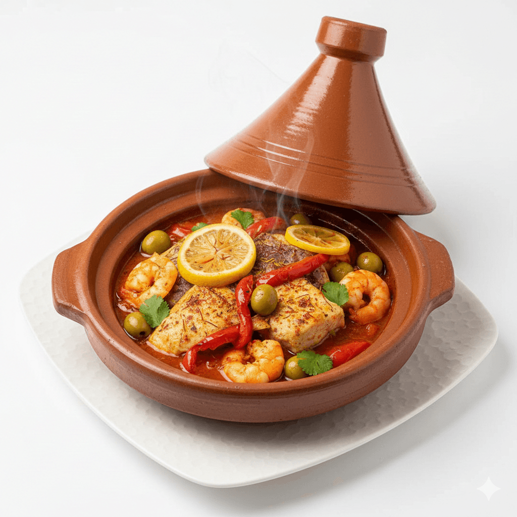 Tadjine Calamars Farcis