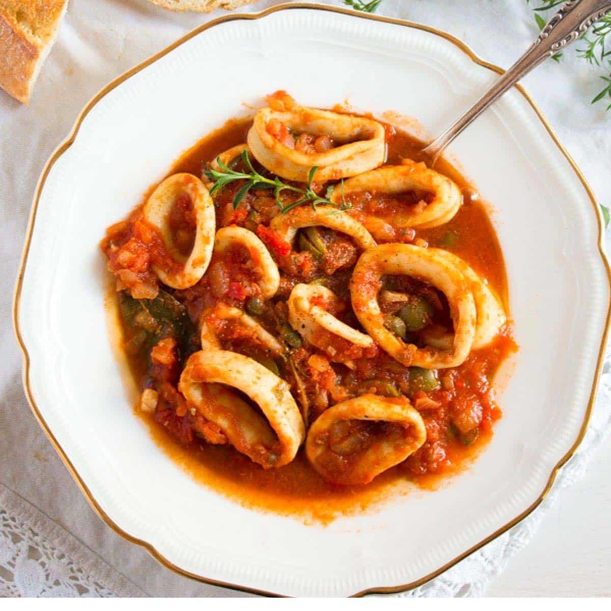 Calamar sauté