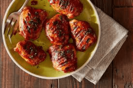 Cuisse Poulet Grillée au Barbecue
