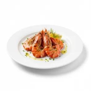 Crevettes Sautées à L’ail