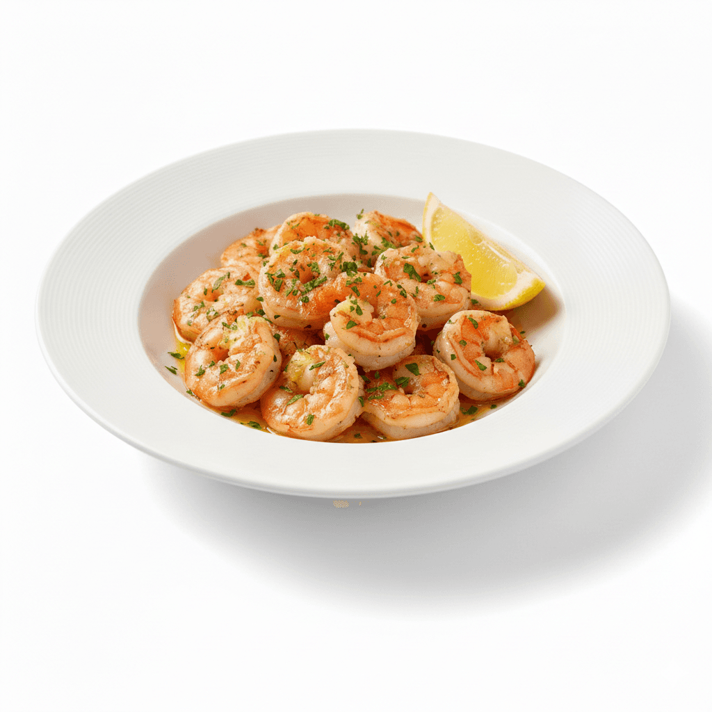 Crevettes Sauté à L'ail