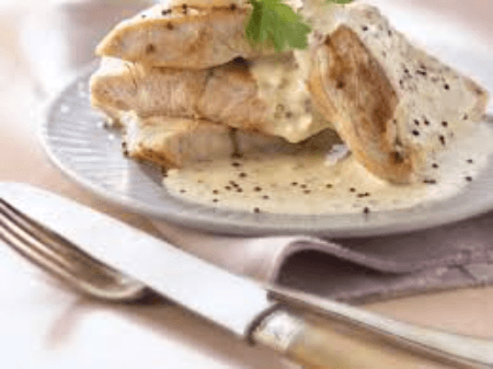 Escalope à La Crème